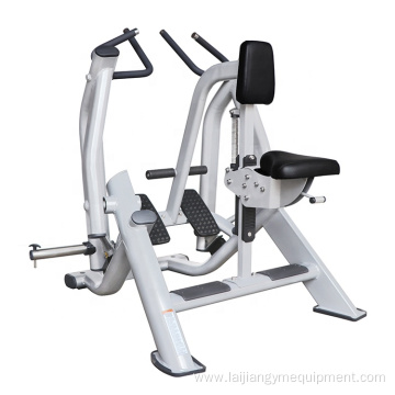 Commercial gym plate loaded seated row rowing machine